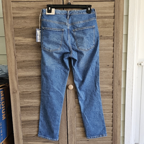 NWT ankle size S 4/27R jeans high rise cotton and elastic Universal Thread - Picture 2 of 3